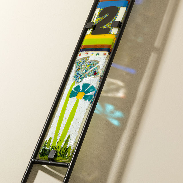 Playful Perch Custom Glass Address Sign