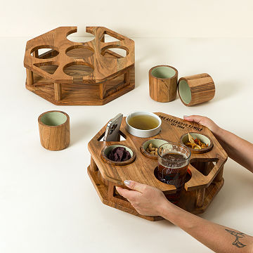 Personalized Couch Snack Caddy