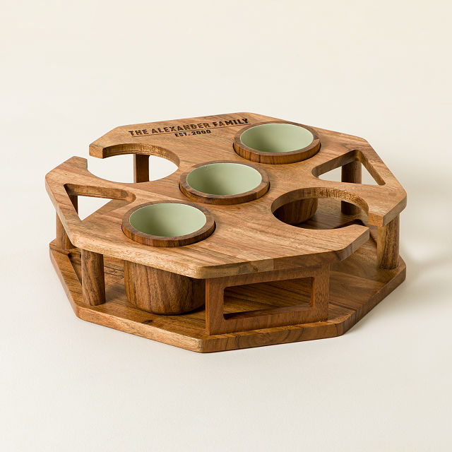 Personalized Couch Snack Caddy