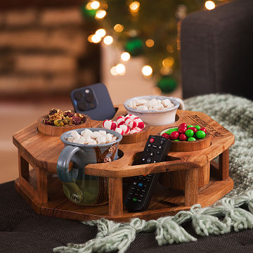 Personalized Couch Snack Caddy