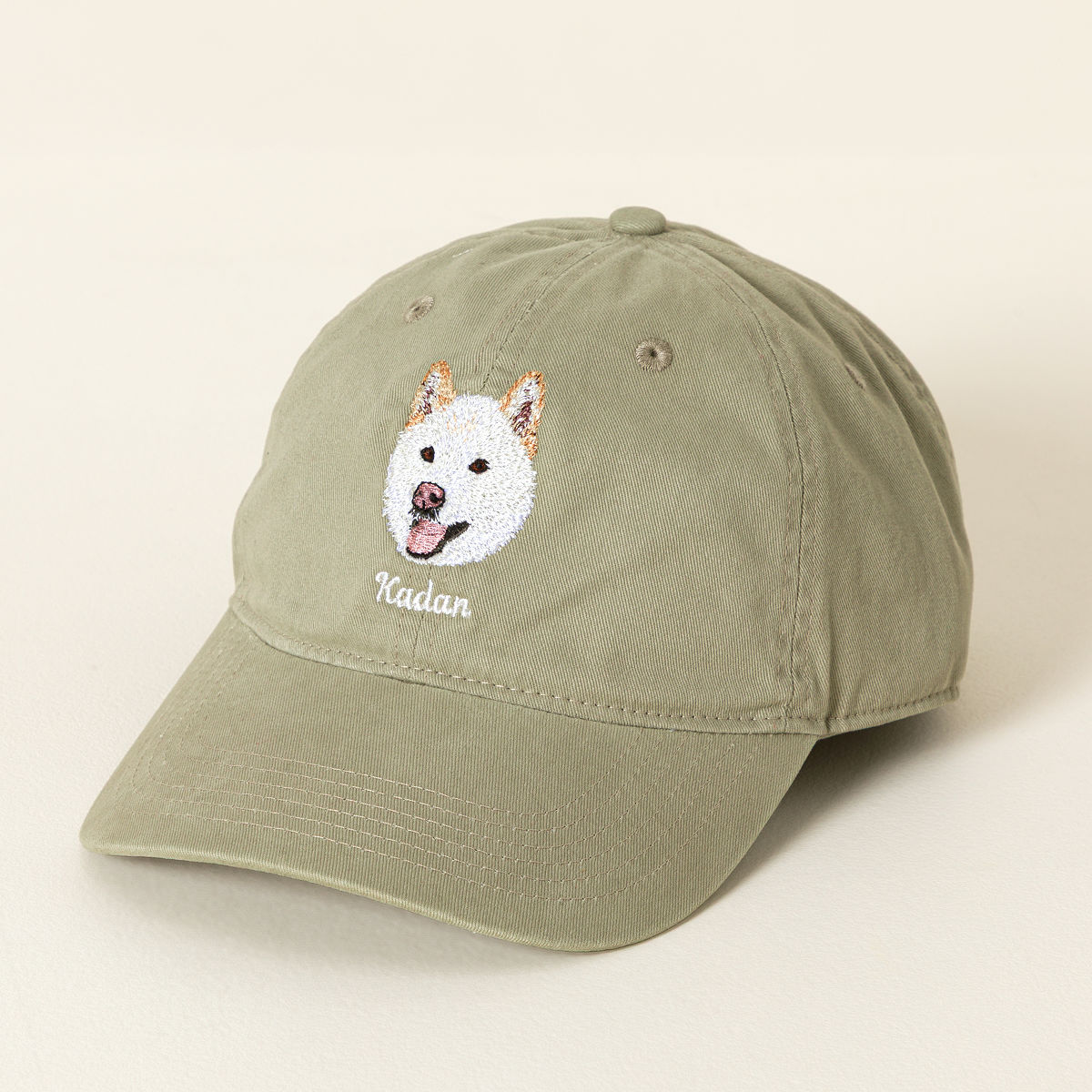 Custom Pet Embroidered Hat - Sage Hat with Name