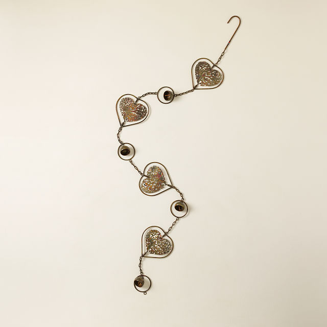 Tree of Life Heart Rain Chain