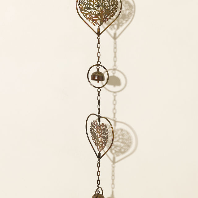 Tree of Life Heart Rain Chain