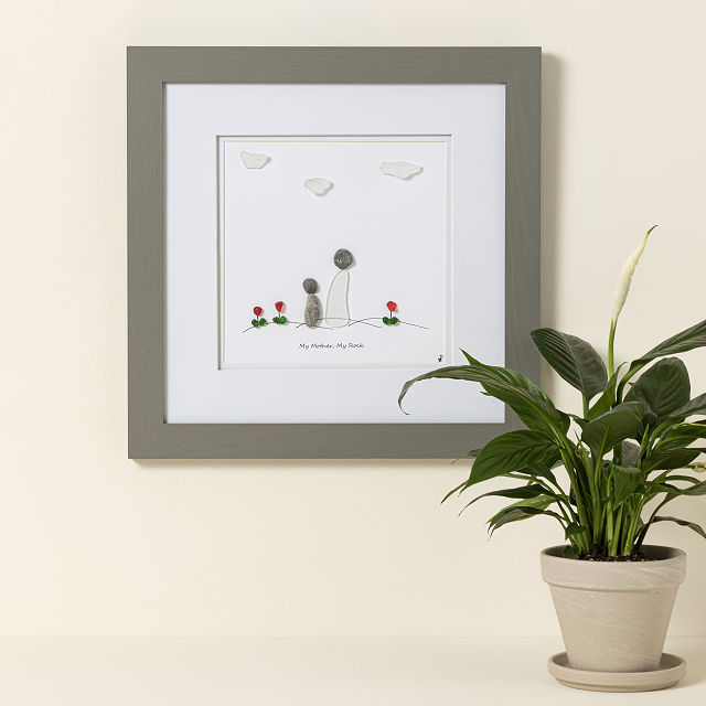 My Mother, My Rock Pebble Wall Art