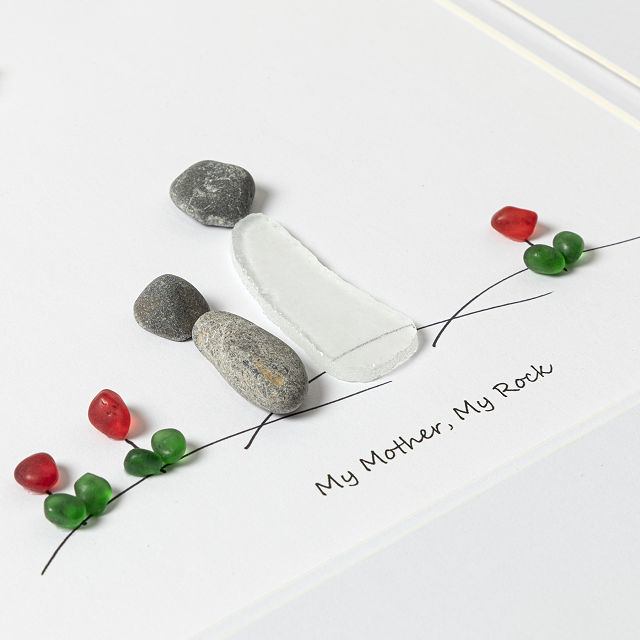 My Mother, My Rock Pebble Wall Art