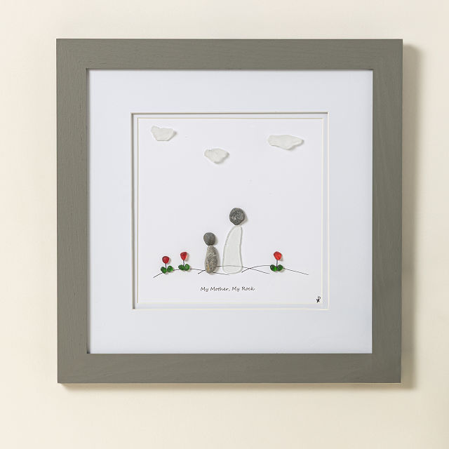 My Mother, My Rock Pebble Wall Art
