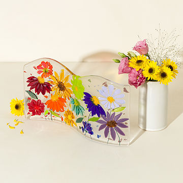 Sunlit Garden Glass Sculpture