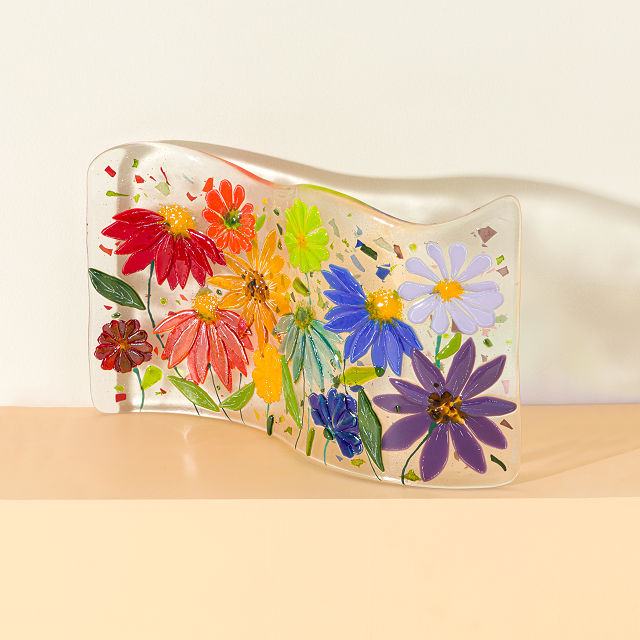 Sunlit Garden Glass Sculpture