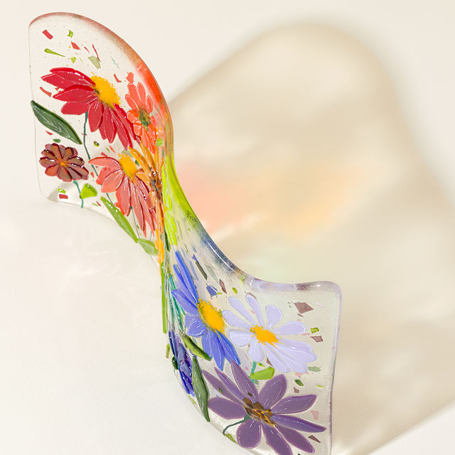 Sunlit Garden Glass Sculpture