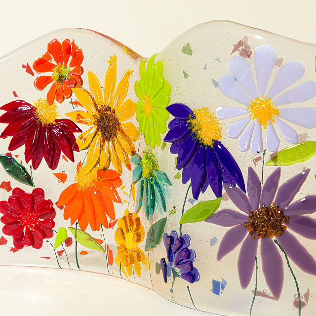 Sunlit Garden Glass Sculpture