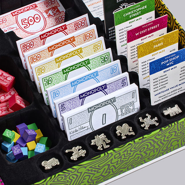 Keith Haring Pop Shop 40th Anniversary Monopoly