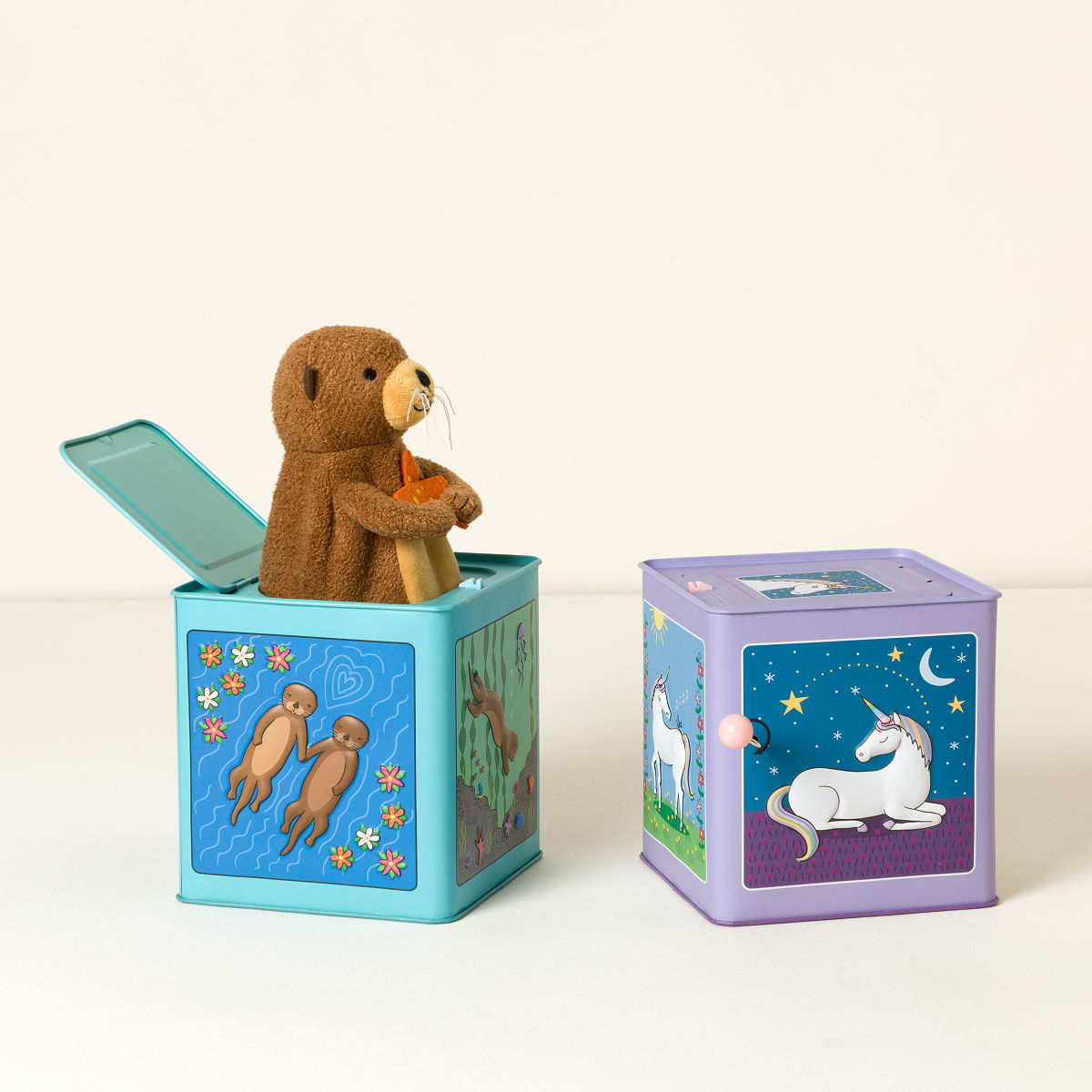 Uncommon Goods | Plush & Tin Classic Jack in the Box Buddy | jack