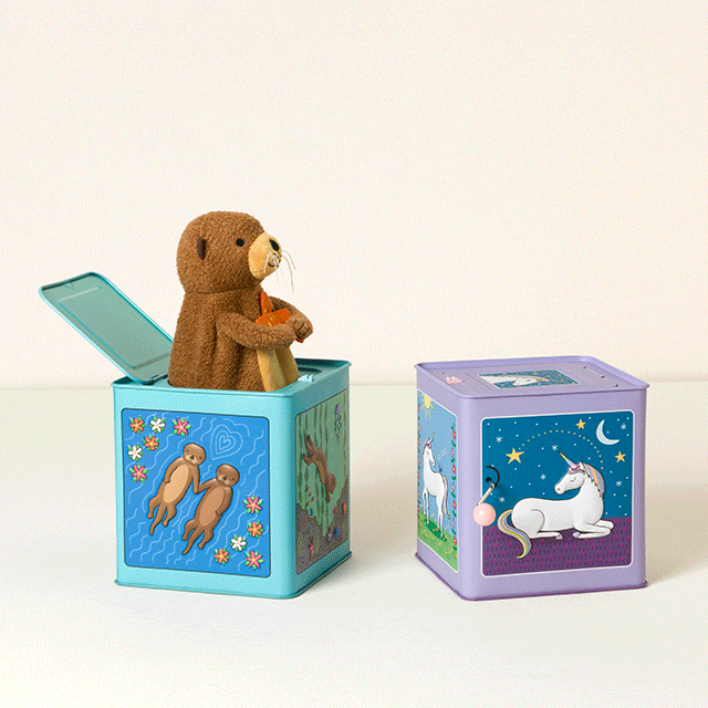 Plush & Tin Classic Jack in the Box Buddy