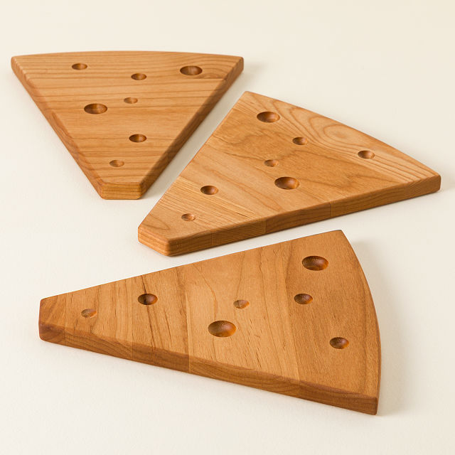Swiss Cheese Serving Board