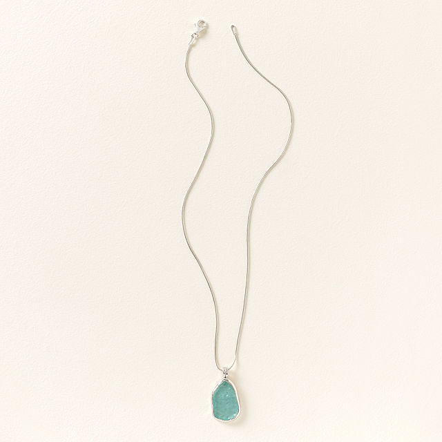 Sterling Silver Aqua Tides Sea Glass Jewelry