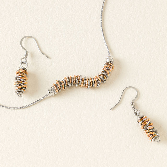 Guitar String Dangle Earrings