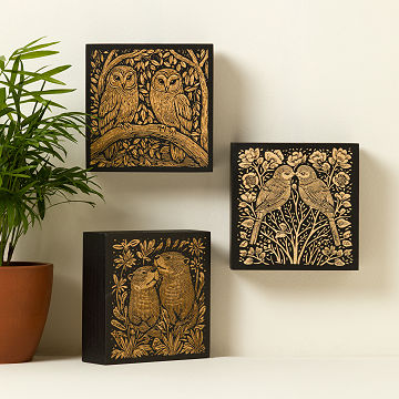 Mates for Life Wood Engraved Illustration