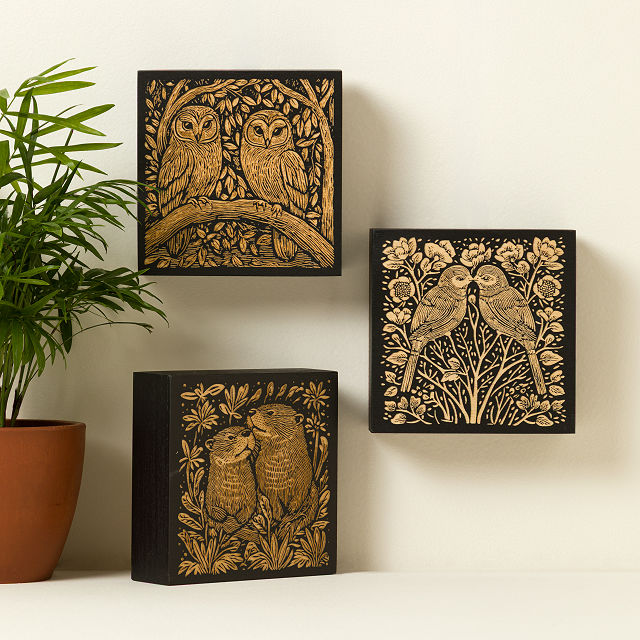 Mates for Life Wood Engraved Illustration