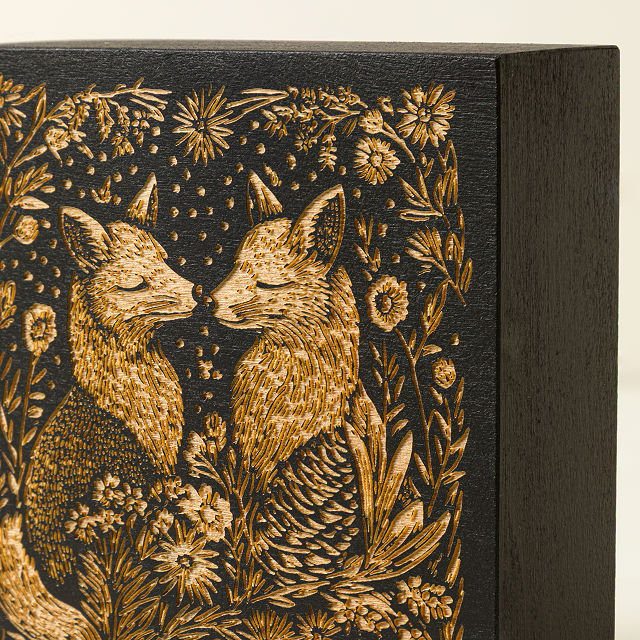 Mates for Life Wood Engraved Illustration