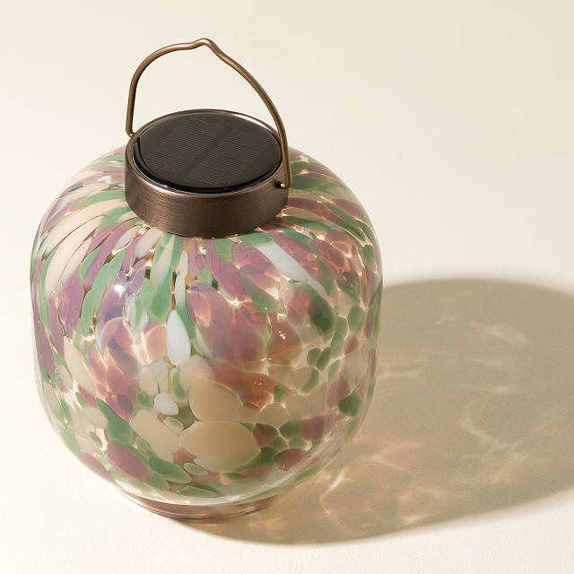 Solar Glass Cabin Lantern