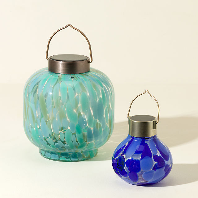 Solar Glass Cabin Lantern