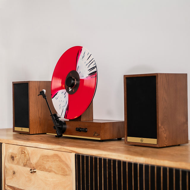 Retro Vertical Vinyl Record Player