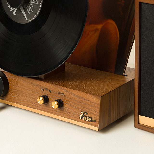 Retro Vertical Vinyl Record Player