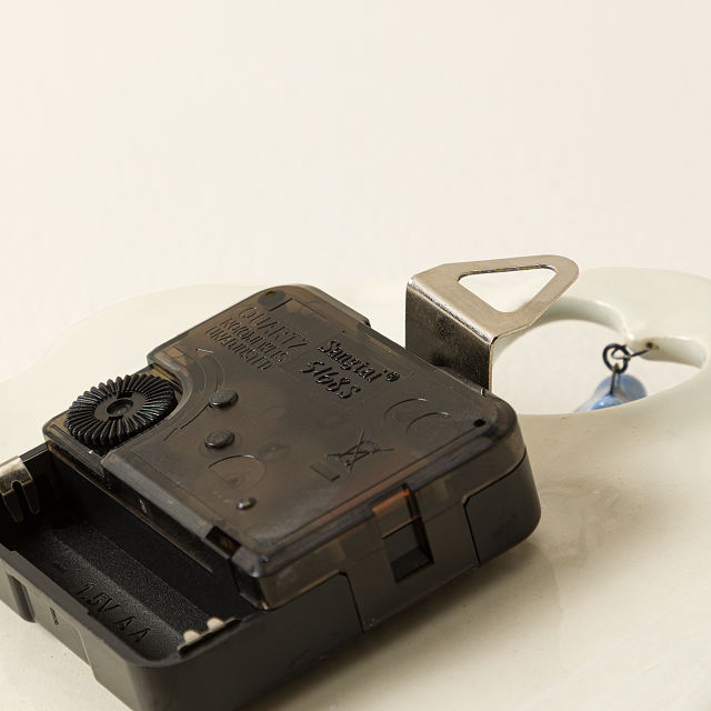 Ceramic Floral Wall Clock