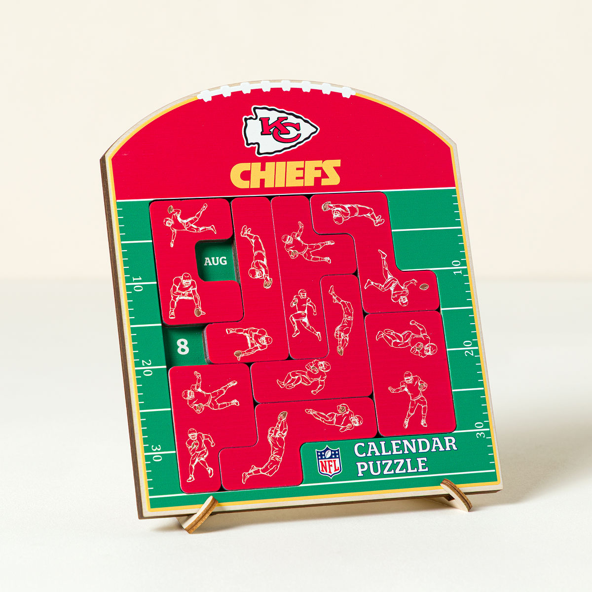 NFL Daily Puzzle Challenge Calendar - Kansas City Chiefs
