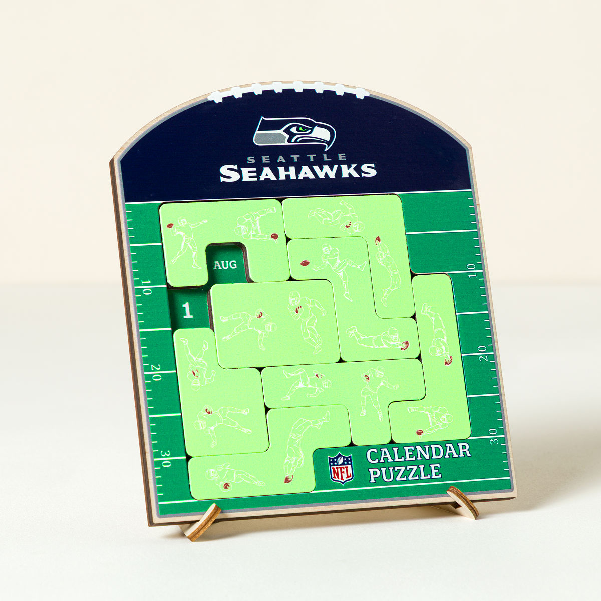NFL Daily Puzzle Challenge Calendar - Seattle Seahawks