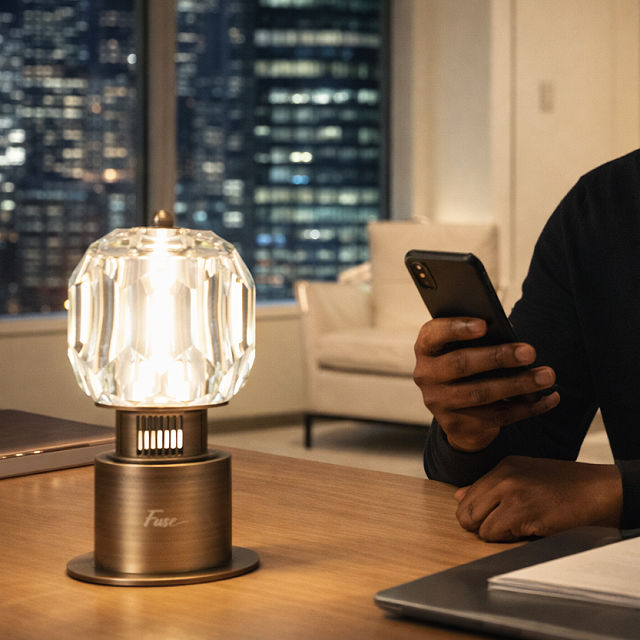 Faceted Crystal Bluetooth Speaker