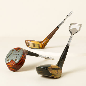 Reclaimed Golf Club Bottle Opener