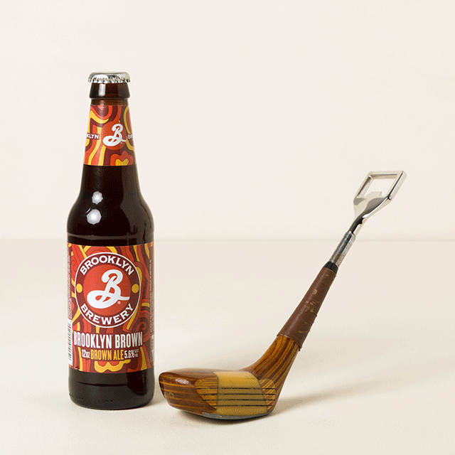 Reclaimed Golf Club Bottle Opener