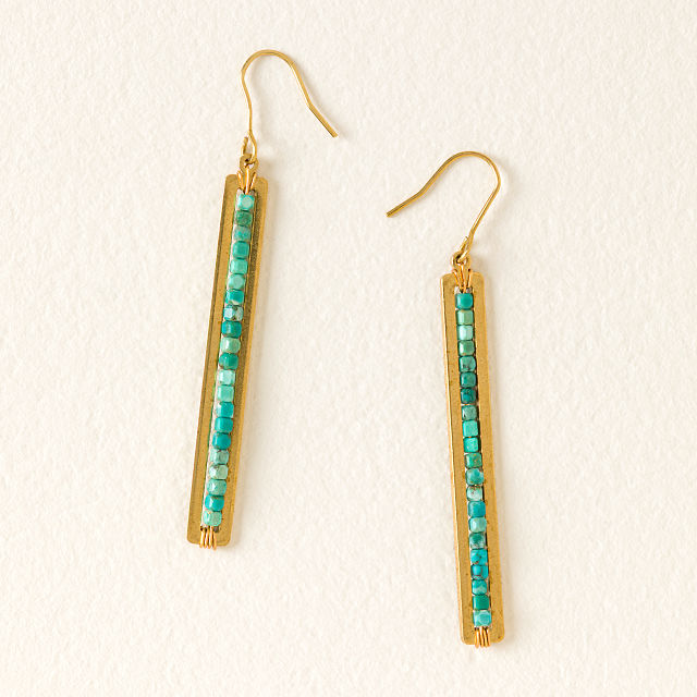 Inner Strength Turquoise Earrings