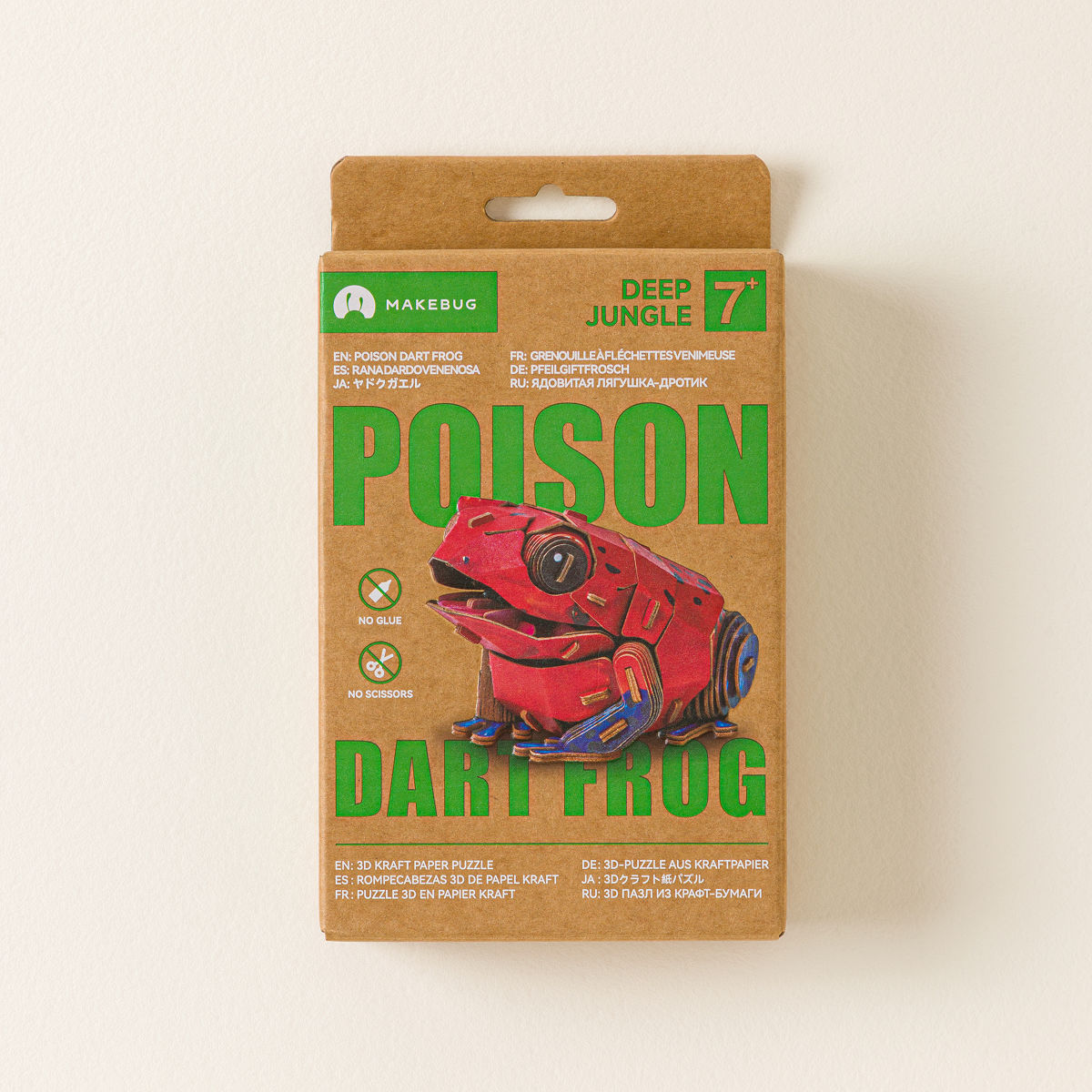 Jungle Creatures 3D DIY Build Kit - Poison Dart Frog