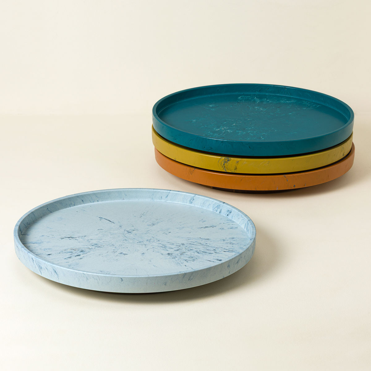 Uncommon Goods | Upcycled Denim Smart Susan | recycled lazy susan