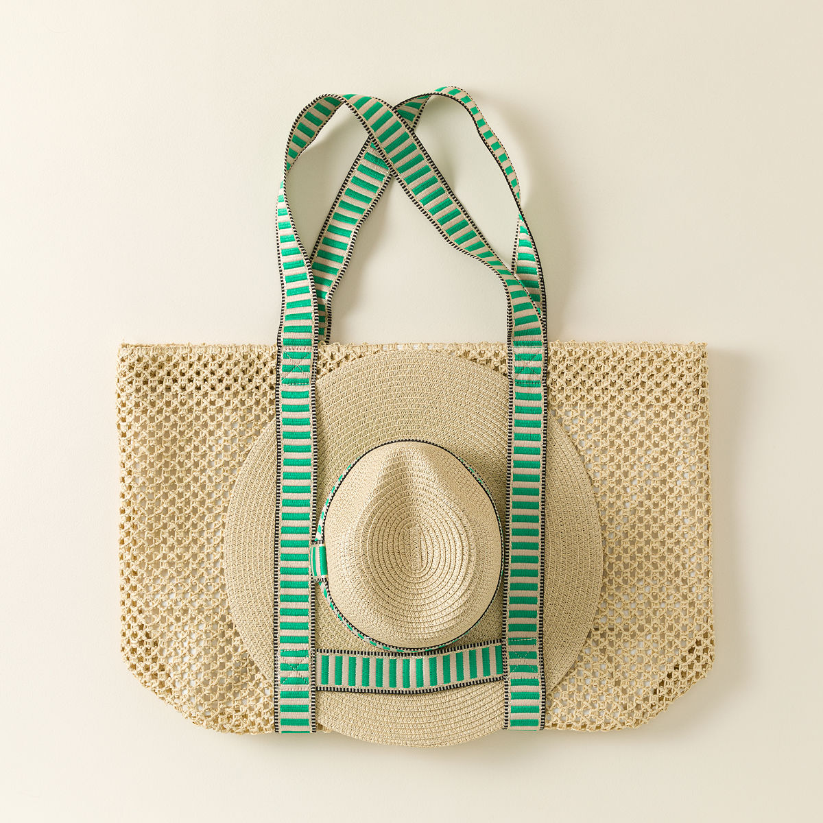 The Hold-My-Hat Tote - Green