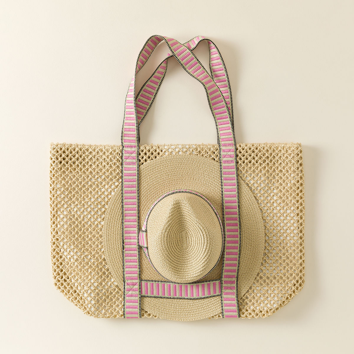 The Hold-My-Hat Tote - Pink
