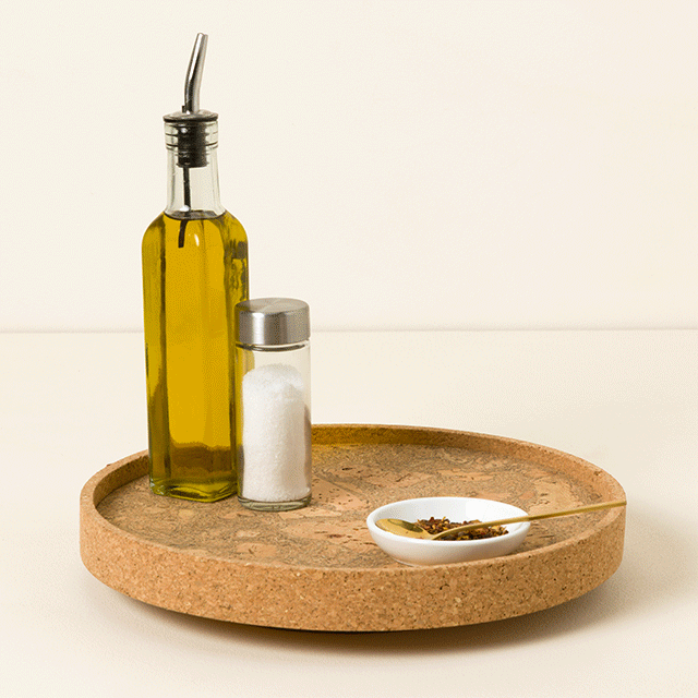 Upcycled Cork Smart Susan