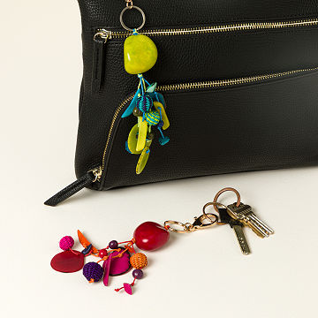 Calming Cascade Bag Charm & Keychain