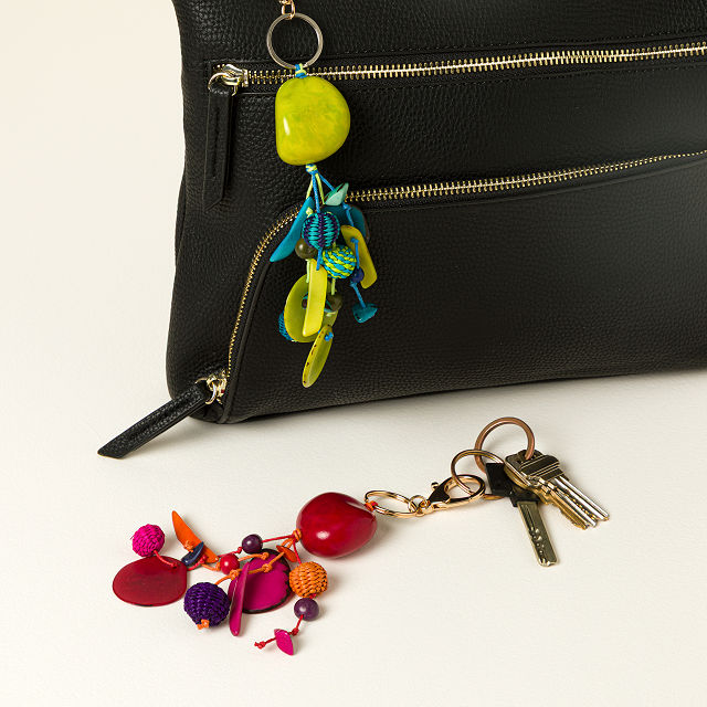 Calming Cascade Bag Charm & Keychain
