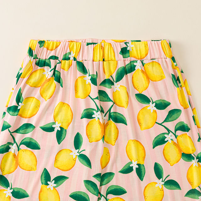 Amalfi Lemon Cooling Bamboo Pajama Set