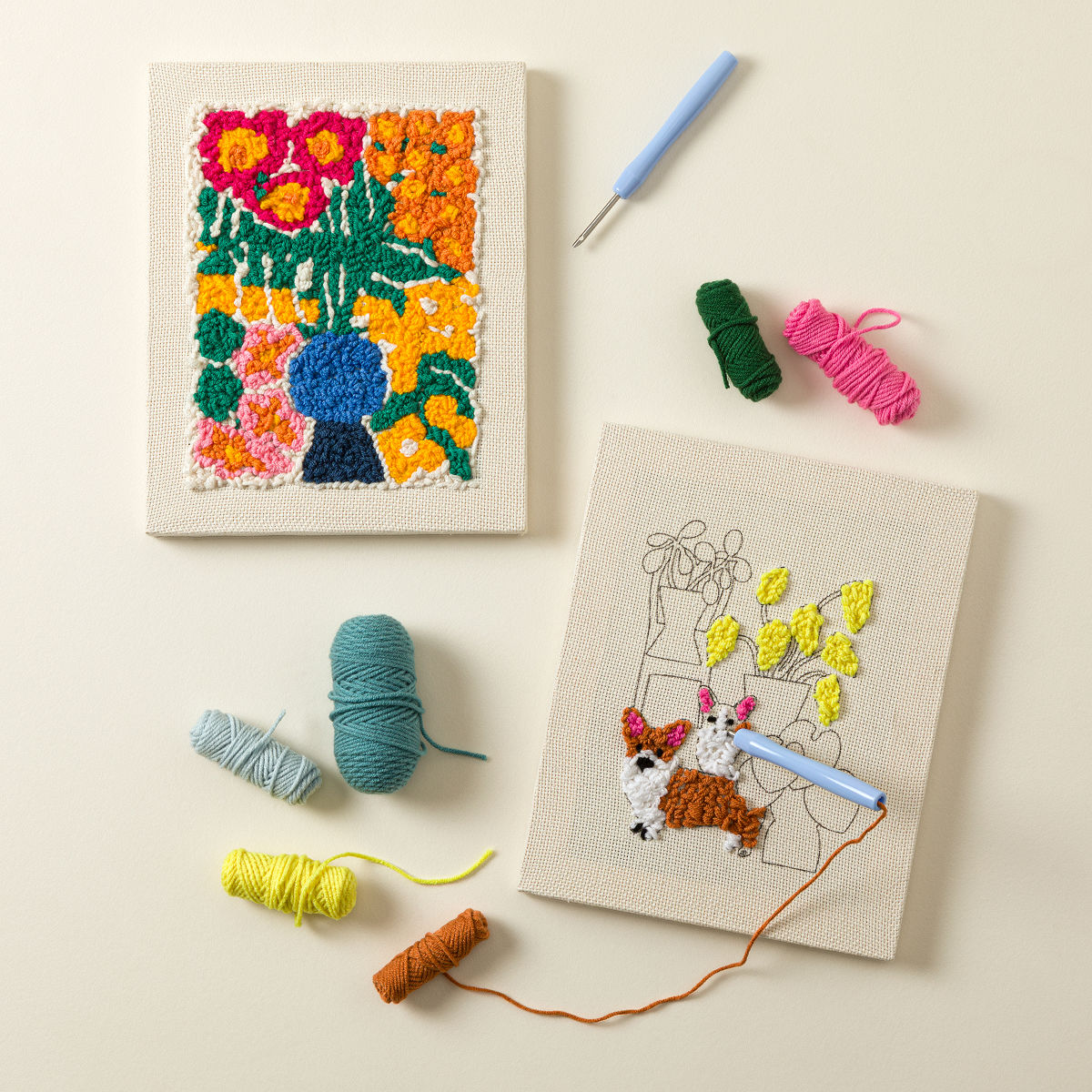 Uncommon Goods | Beginners Punch Needle Art Canvas Kit | punch