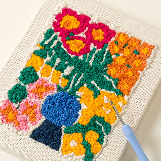 Beginners Punch Needle Art Canvas Kit