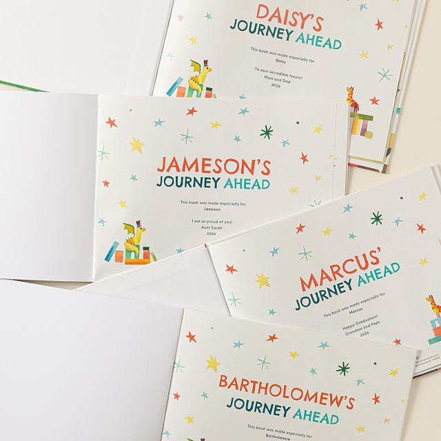 My Journey Ahead Personalized Graduation Book