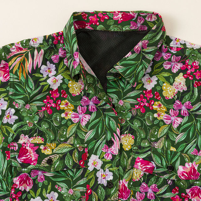 Blooming Floral UPF50 Gardening Shirt