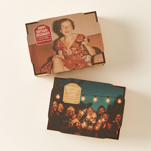 Happy Birthday Custom Wood Photo Puzzle