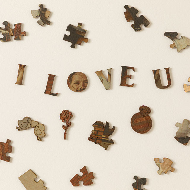 Show Your Love Custom Photo Wooden Puzzle