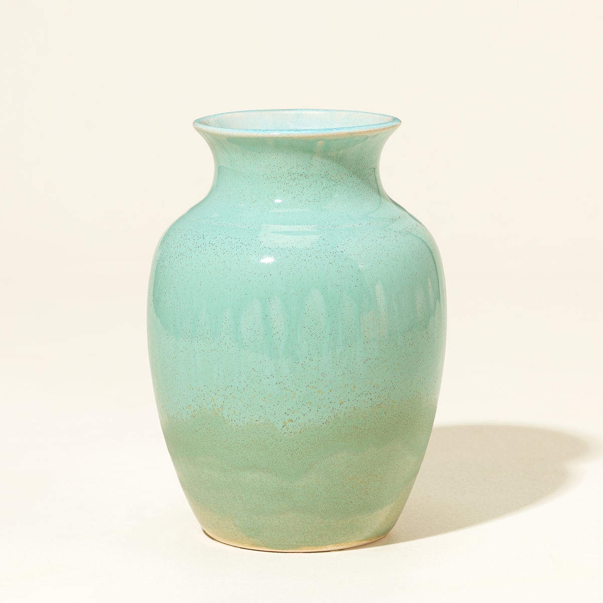 Cremation Memorial Ceramic Vase - Copper