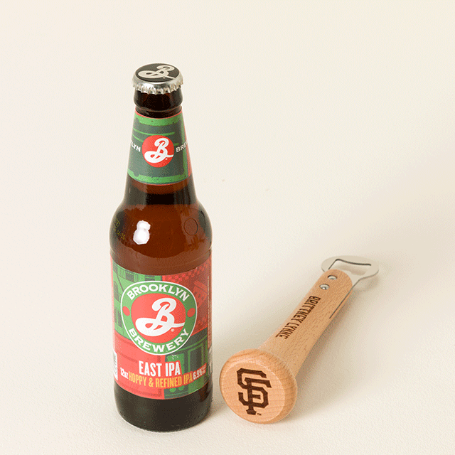 MLB Baseball Bat Bottle Opener